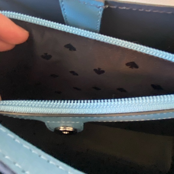 Kate Spade Aqua Tote Purse Perfect for Summer! - Picture 7 of 8